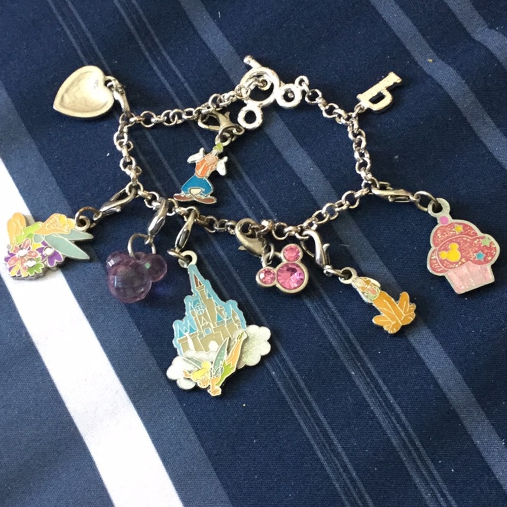 REAL Disney Charm Bracelet 7 “ Beautiful